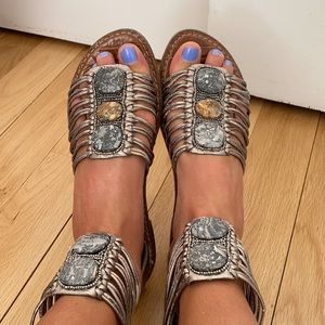Sam Edelman Silver Stone sandals
